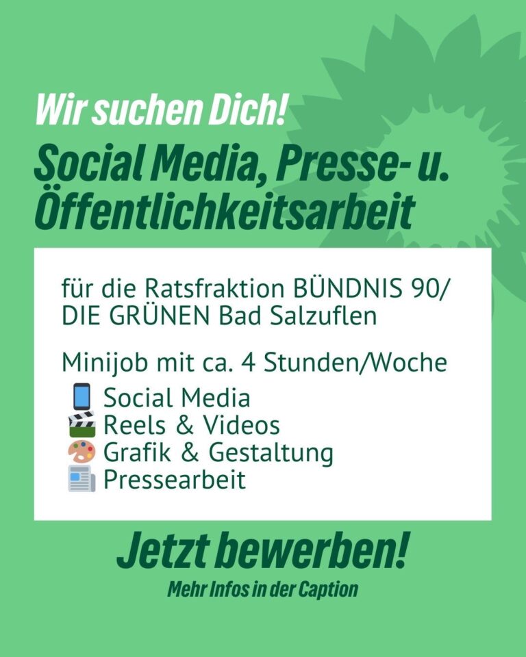 Wir suchen Verstärkung!